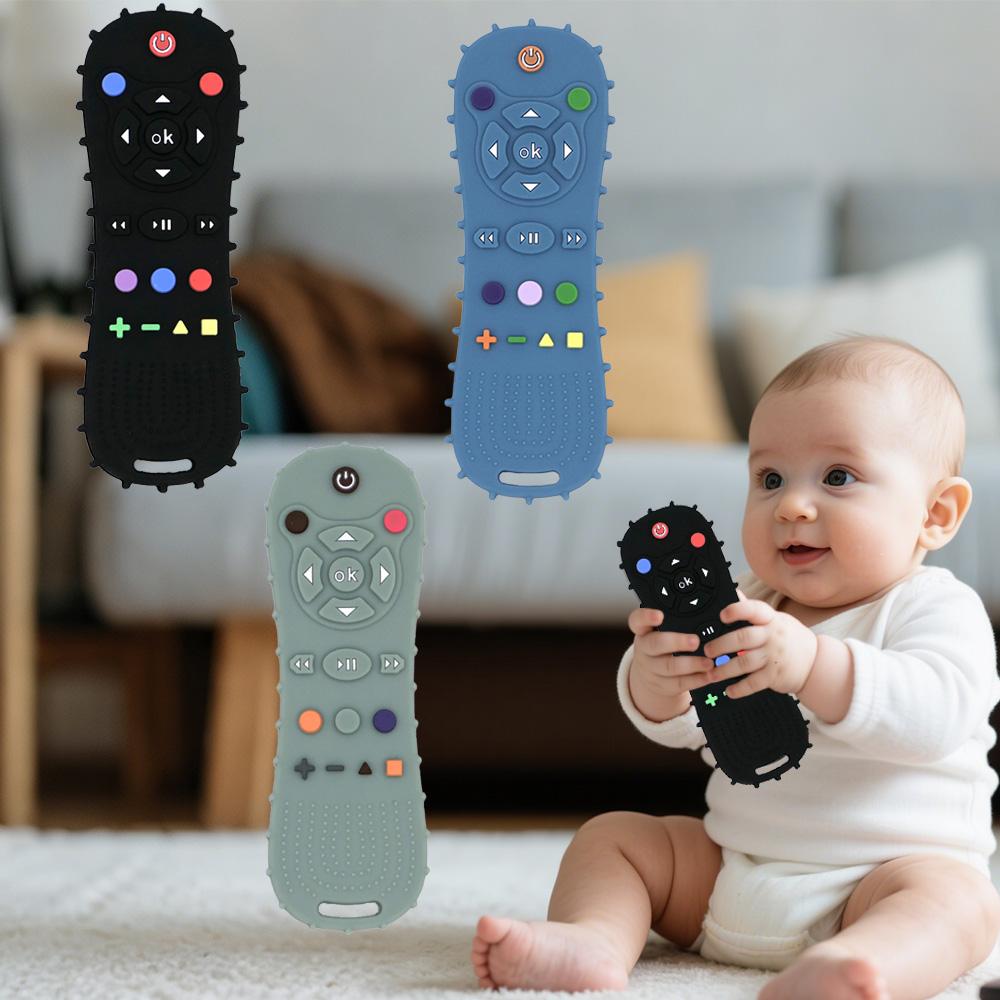 Teething Mitten Baby - 1 pçs bebê controle remoto mordedor