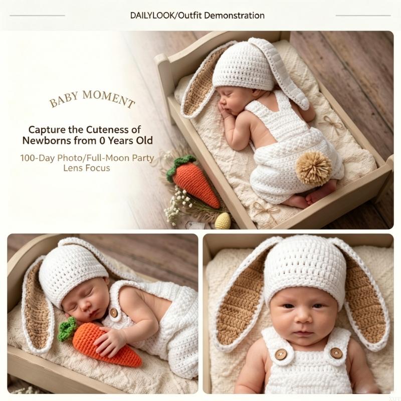Baby Products Website - Roupas de crochê para fotografia de