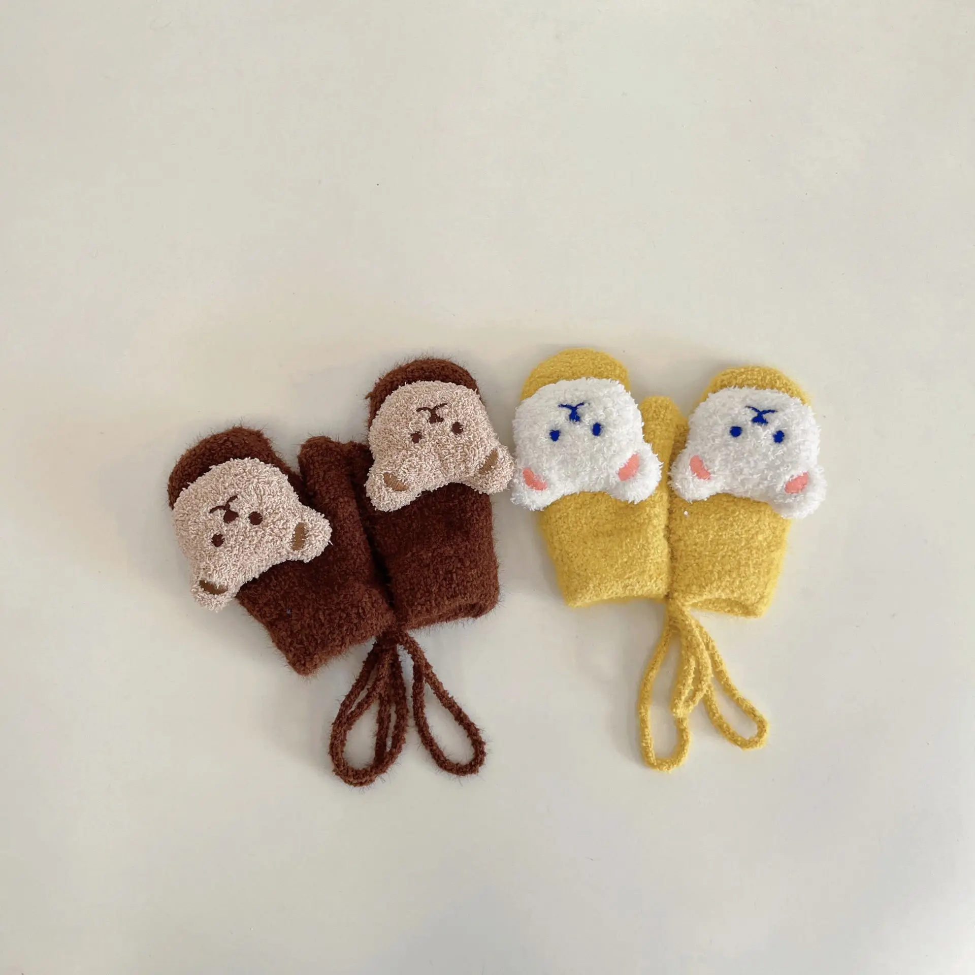 1-4y urso dos desenhos animado - Teething Mitten Baby avaliação e preço