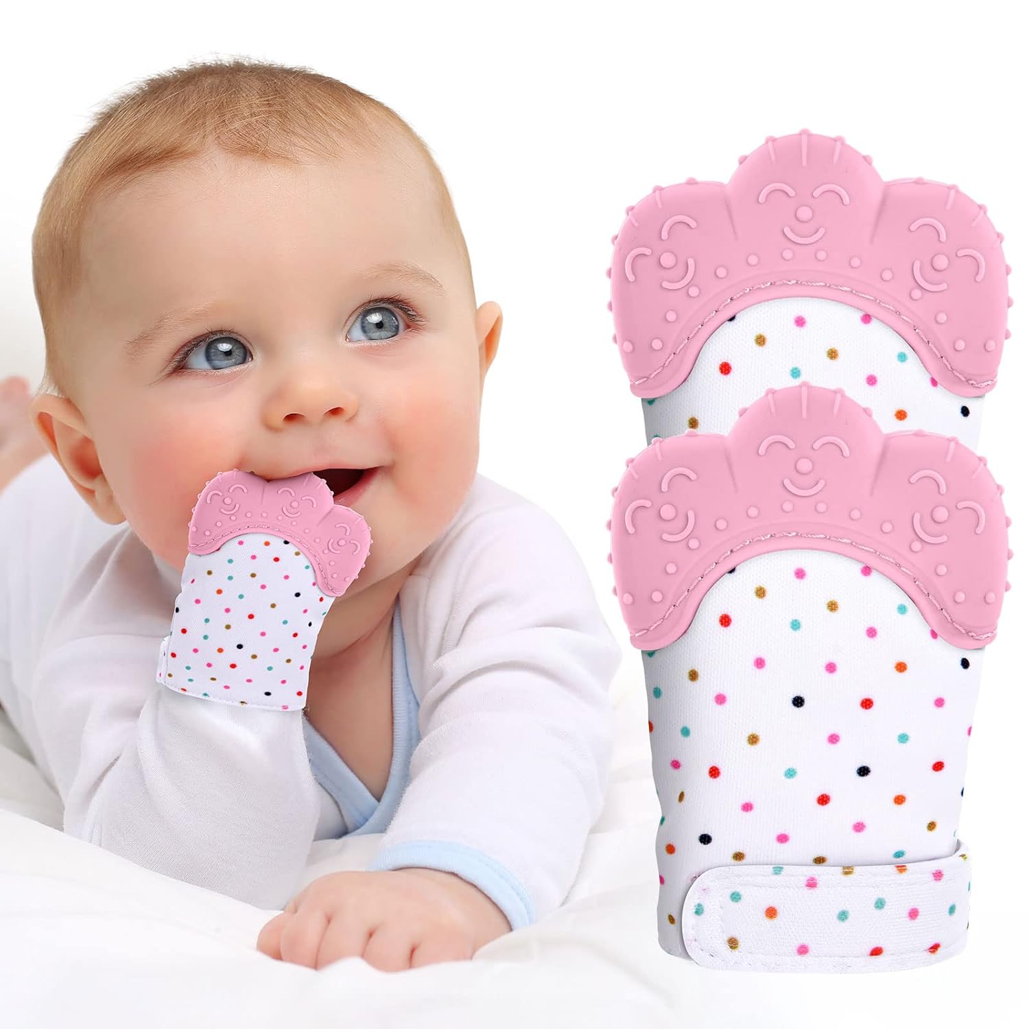 Baby's Food Grade Silicone Mor - Teething Mitten Baby avaliação e preço