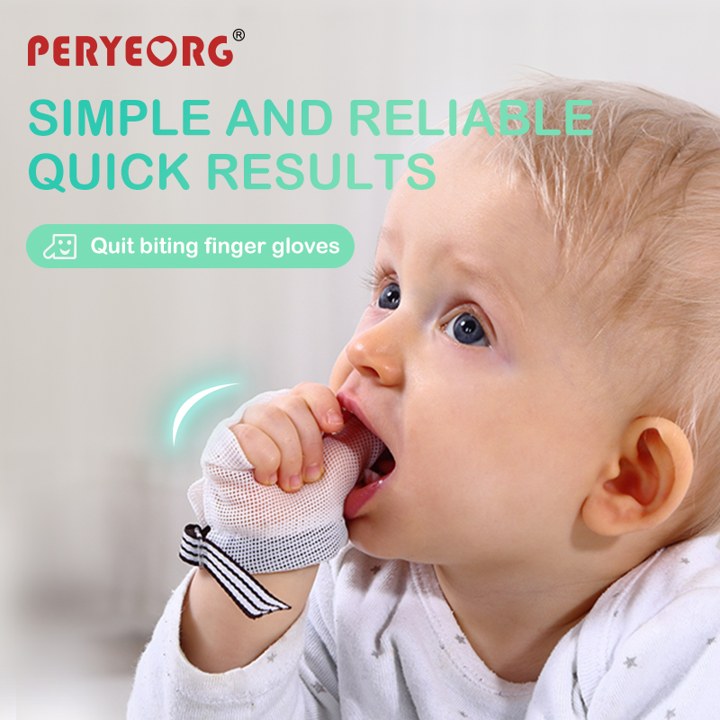 Bebê anti-comer luvas de mão r - Teething Mitten Baby avaliação e preço