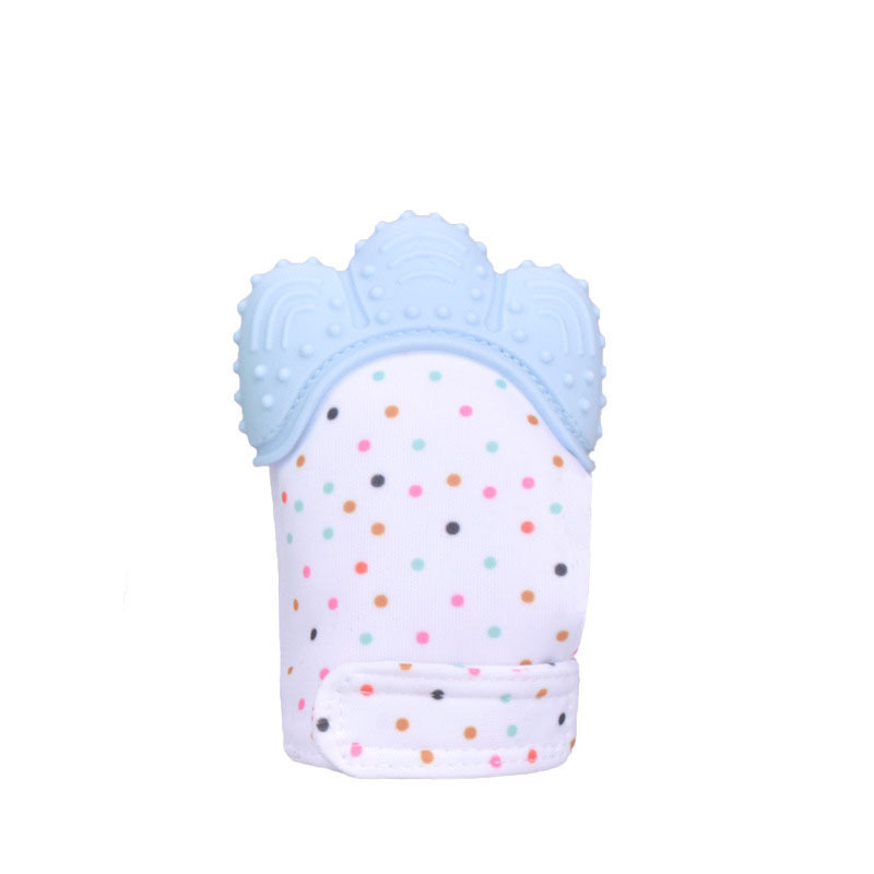 Luvas infantis estampadas de d - Teething Mitten Baby avaliação e preço