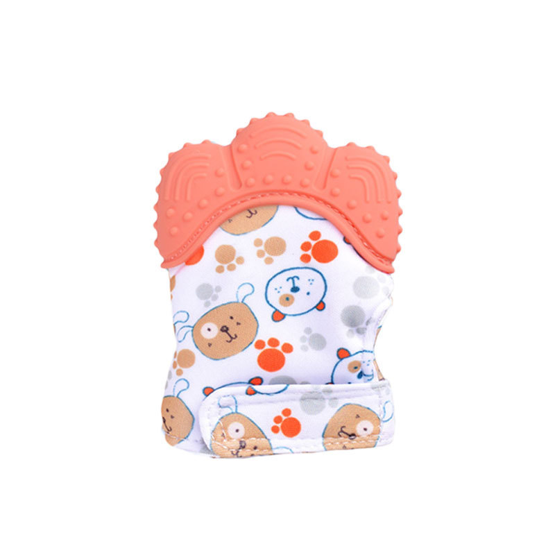 Luvas infantis estampadas de d - Teething Mitten Baby avaliação e preço