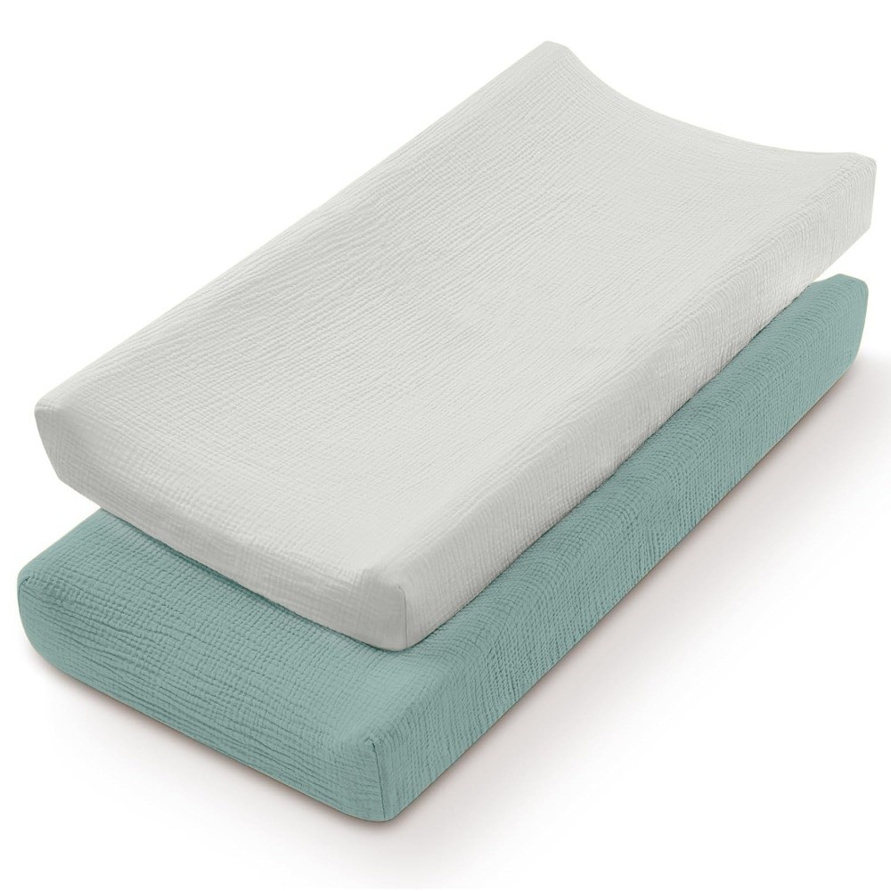 2 pçs respirável algodão frald - Diaper Changing Mat avaliação e preço