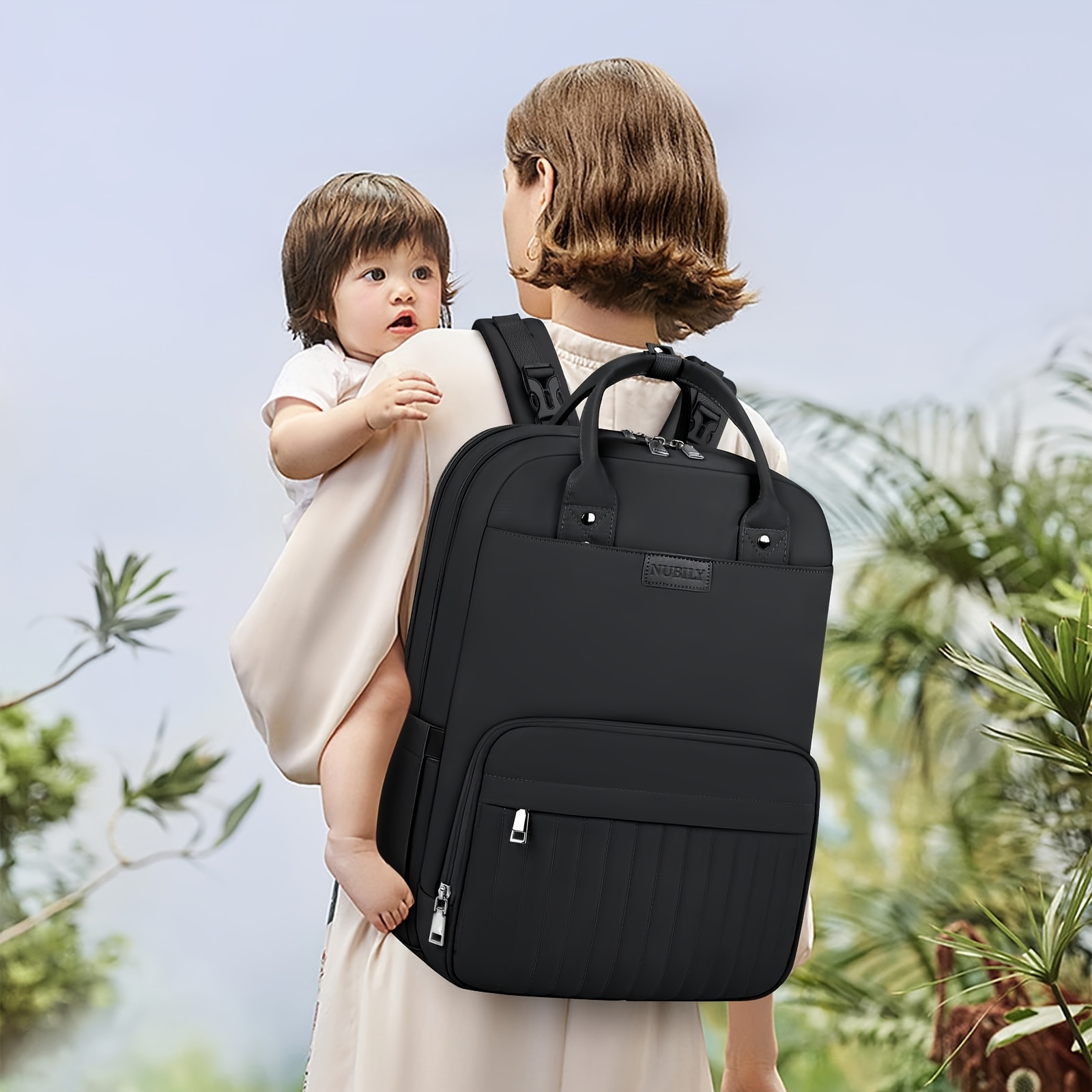 Newhey mudando saco mochila co - Diaper Changing Mat avaliação e preço