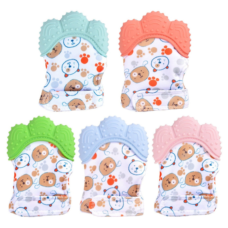 Manto de mordedor de bebê esta - Teething Mitten Baby avaliação e preço