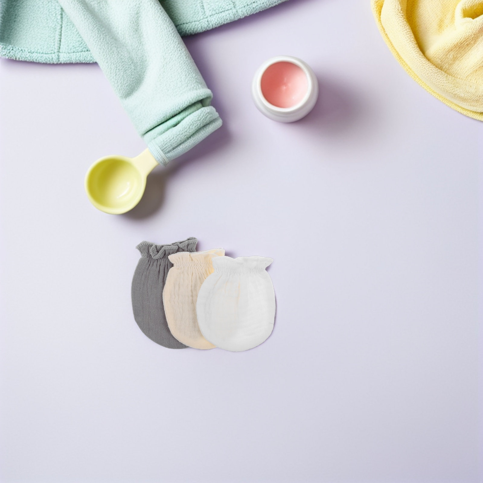 6 Pares de Luvas para Bebês Re - Teething Mitten Baby avaliação e preço