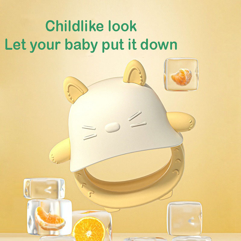 Luva de Silicone Macia para De - Teething Mitten Baby avaliação e preço